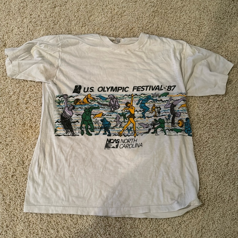1987 vintage US Olympic festival shirt